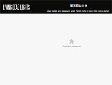 Tablet Screenshot of livingdeadlights.com